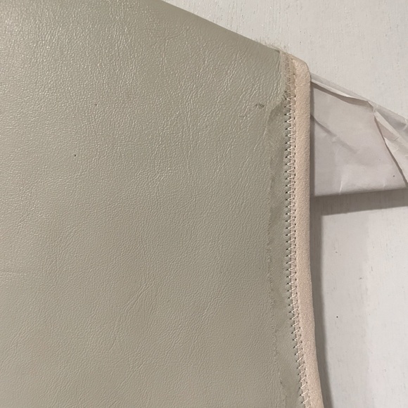 NWT Nicole Miller Leather beaded crop top - Picture 12 of 13